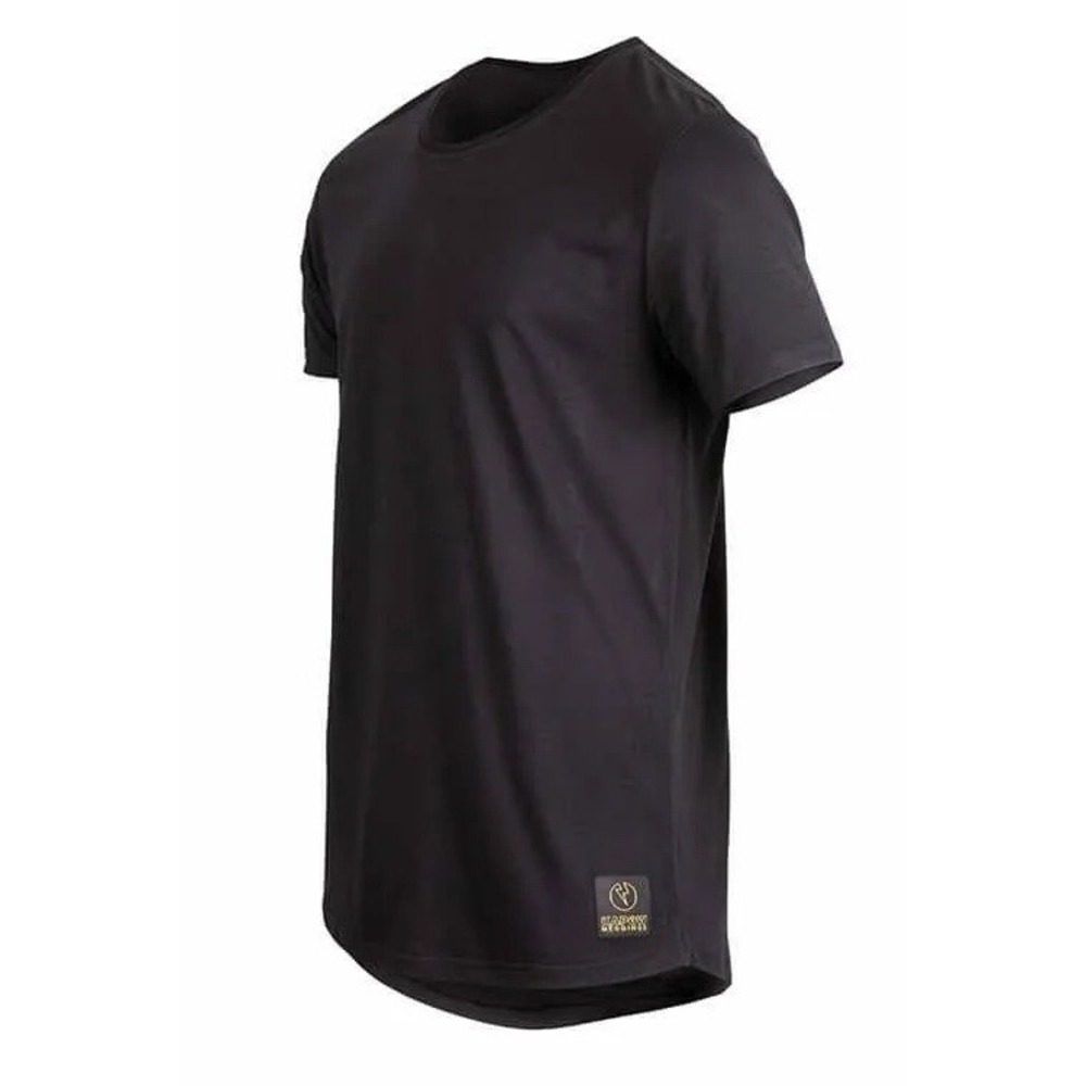 KAPOW Meggings Tee M / Black Solid t-shirt Perfect Fit. Super Soft!